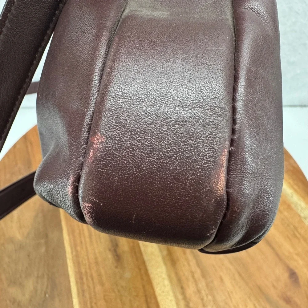 Vintage Etienne Aigner Original‎ Handcrafted Leather Crossbody Bag Purse